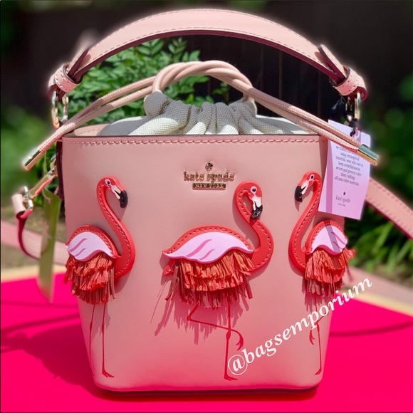 ❗️SALE❗️Kate Spade Flamingo By The Pool Pippa Set - Picture 5 of 9
